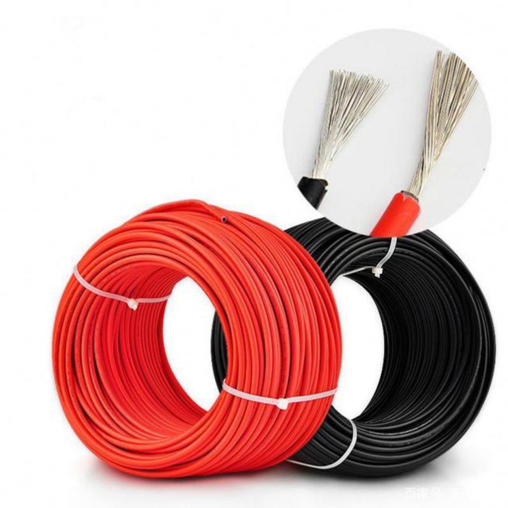 Single Core Flexible 4mm2 Photovoltaic DC Wire Tinned Copper Rubber PV1-F Solar Cable