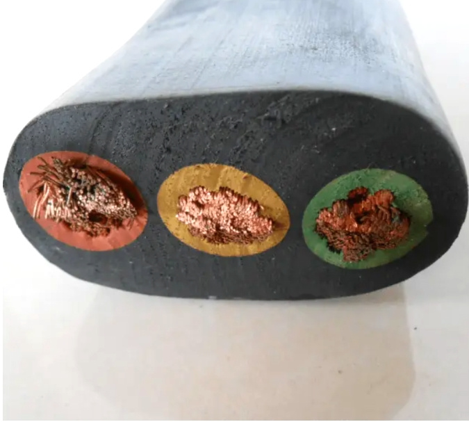 Waterproof Underground Rubber Cable for Submersible Pump Well