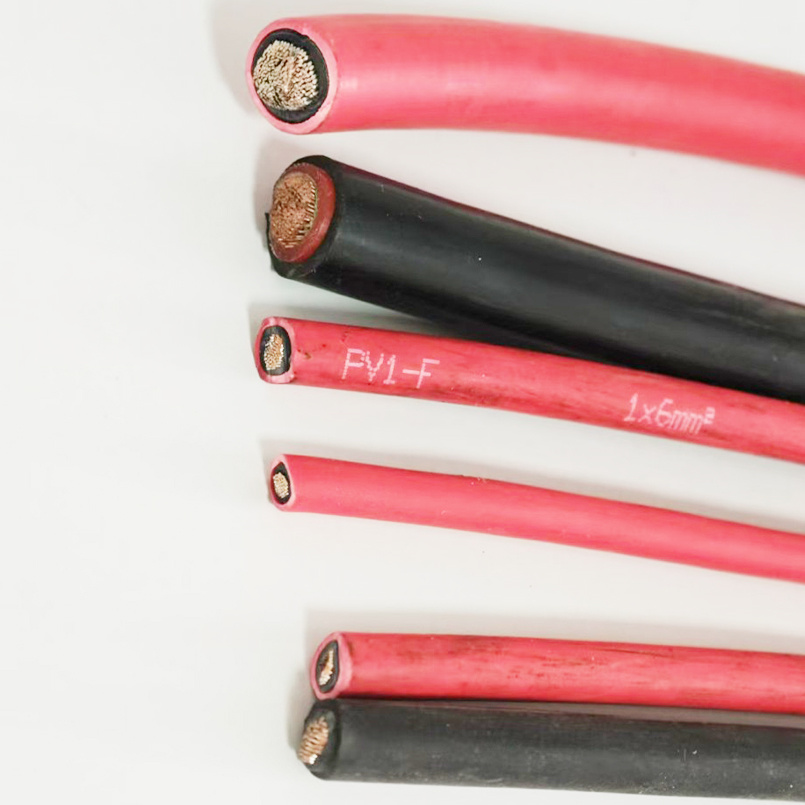 Xlpo Waterproof PV Cable Black Red Solar Cable Solar for Solar Panel