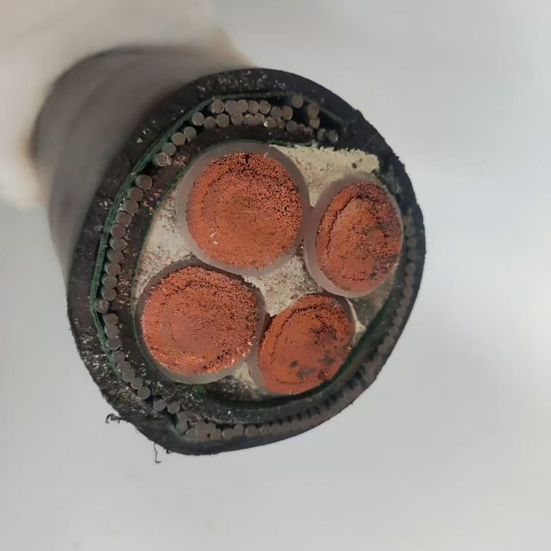 Yjv32 Steel Wire Armored Cable 3*50/70/90/120 Square Copper Core Low Voltage Power Cable