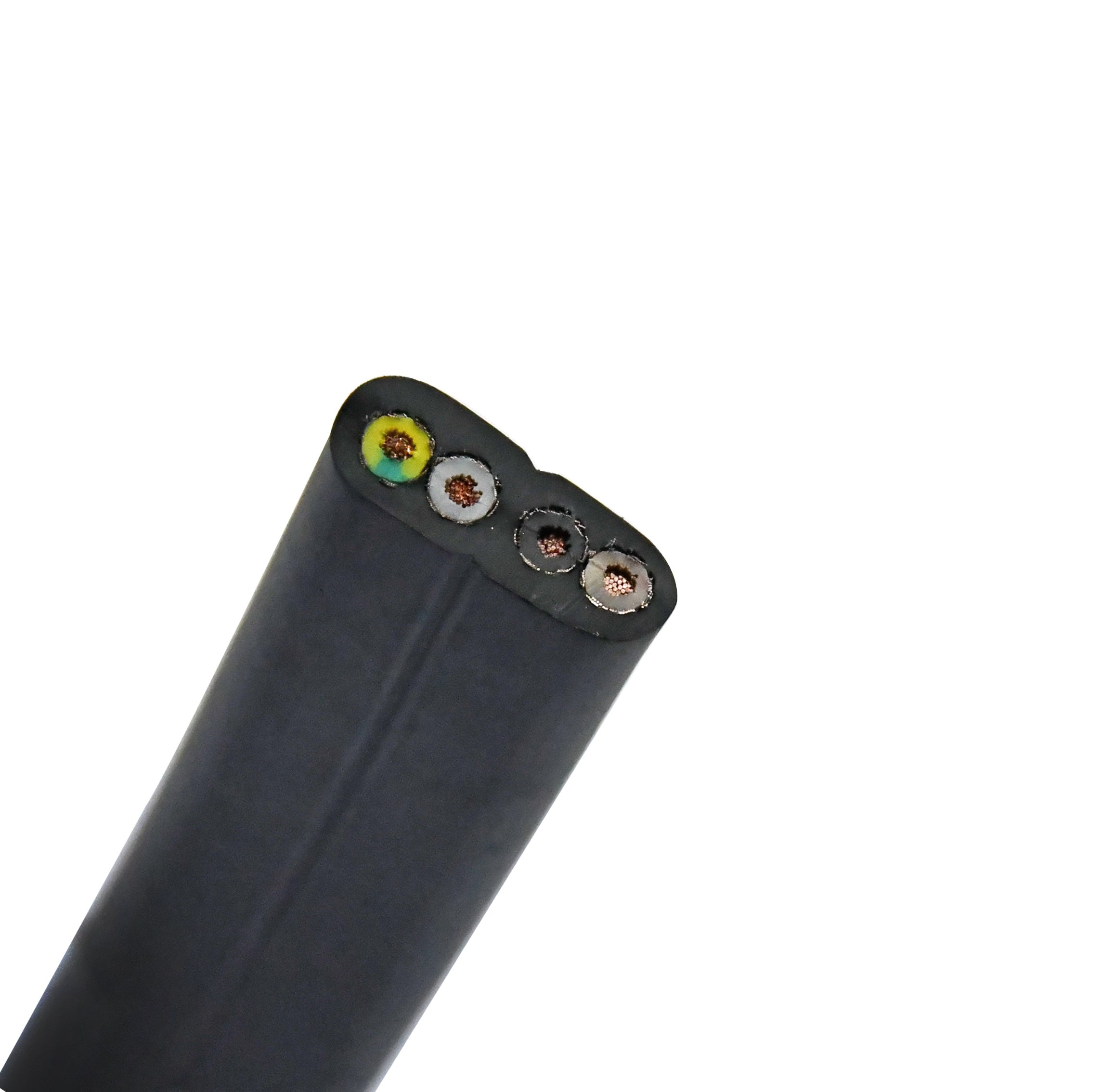 (N) Gflcgou Tcwb Screened Rubber Overhead Flat Crane Festoon Elevators Lifting Conveyor Cable