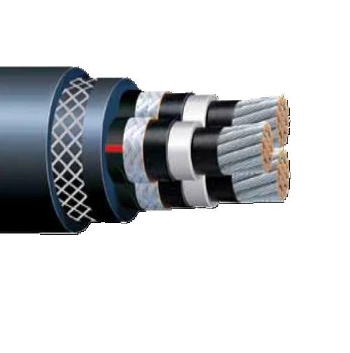 (N) Tscgewoeu 3.6/6 Kv Medium Voltage with Optical Fiber Reel Crane Cable