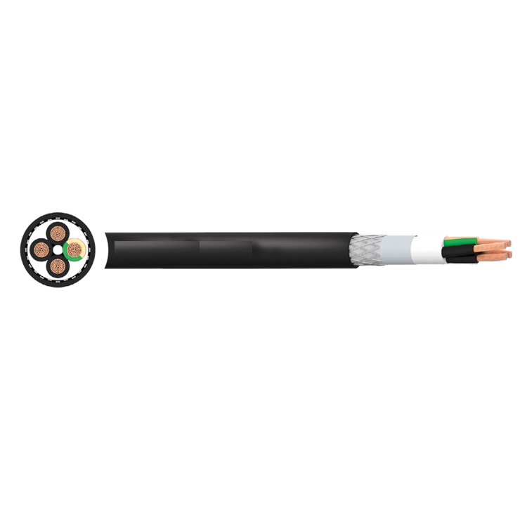 0.6/1kv 2xsl (st) CH LSZH Doble Tcwb Cable de Suministro de Motor con Baja Capacitancia