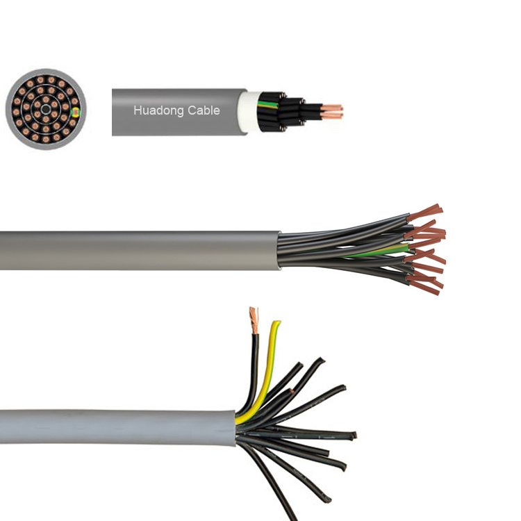 0.6/1kv 450/750V 3 4 10 12 21 24 Core 0.75mm2 1.5mm 2.5mm 2.5mm2 Zr Kvvp Zc-Kvvp Kvv Ysly Cu/PVC/PVC Flexible Fire Resistant Power Control Cable