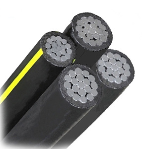 0.6/1kv Cable eléctrico aéreo de aluminio aislado con XLPE 4c 50mm2 cable ABC