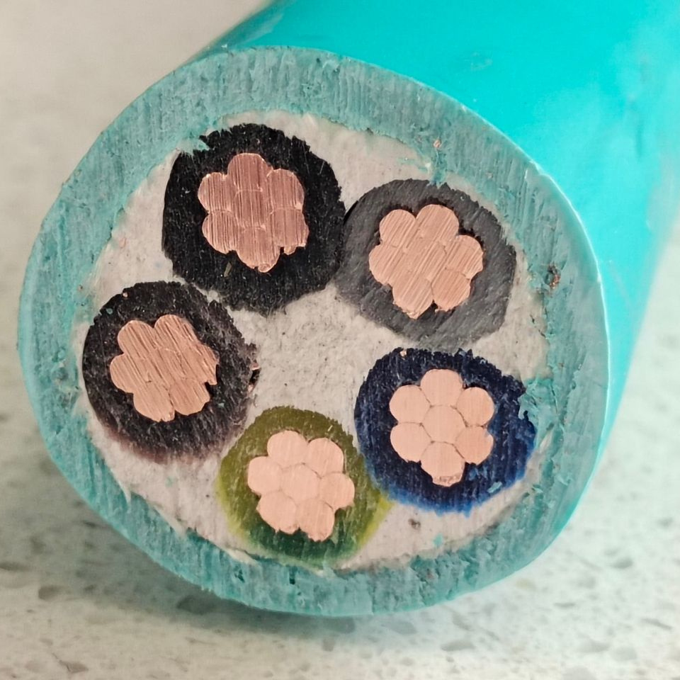 0.6/1kv Low Voltage 5X4 5X6 5X10 5X25 5X50 5X95 mm2 Copper Conductor XLPE Insulated LSZH Halogen-Free Sheathed Xgb Power Cable