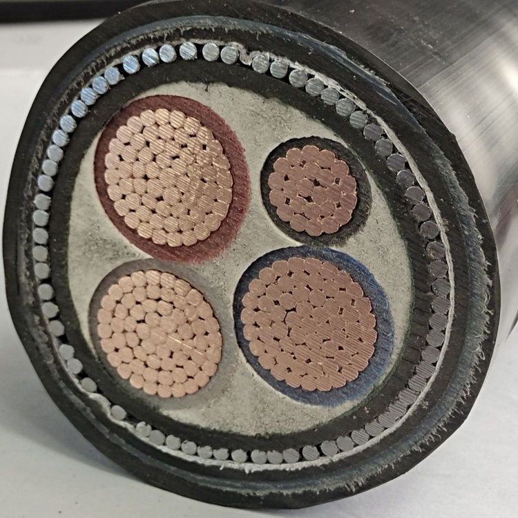 0.6/1kv Multi Core 3X300+1X120 mm2 Cu/XLPE/Swa/PVC/Ny/PVC Armored Nylon Termite Resistant Copper Power Cable