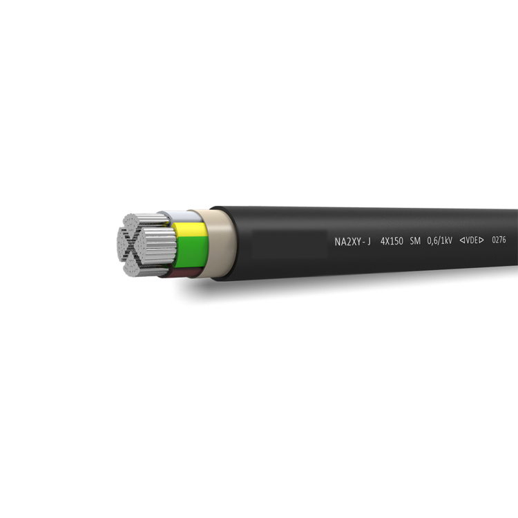0.6/1kv Na2xy 4X150mm Aluminum Conductor XLPE Insulation and PVC Sheath Al/XLPE/PVC Low Voltage Power Cable