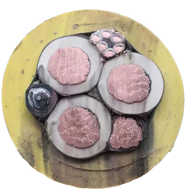 0.6/1kv Nsshou 3+3 Core Flame Retardant Rubber Coal Mine Mining Power Cable with Earth Core