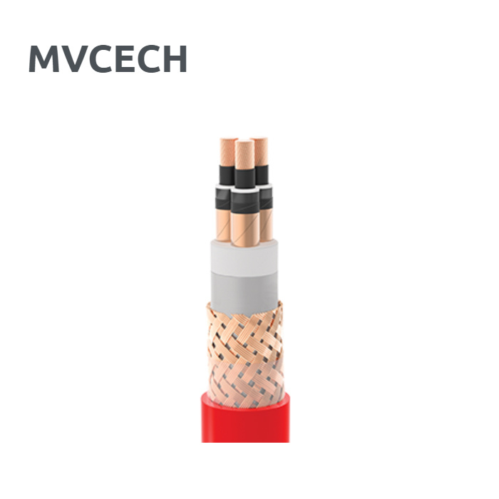 1 3 Core Mvcech 3.6/6 6/10 8.7/15 12/20 Kv Medium Voltage Marine Power Distribution Cable