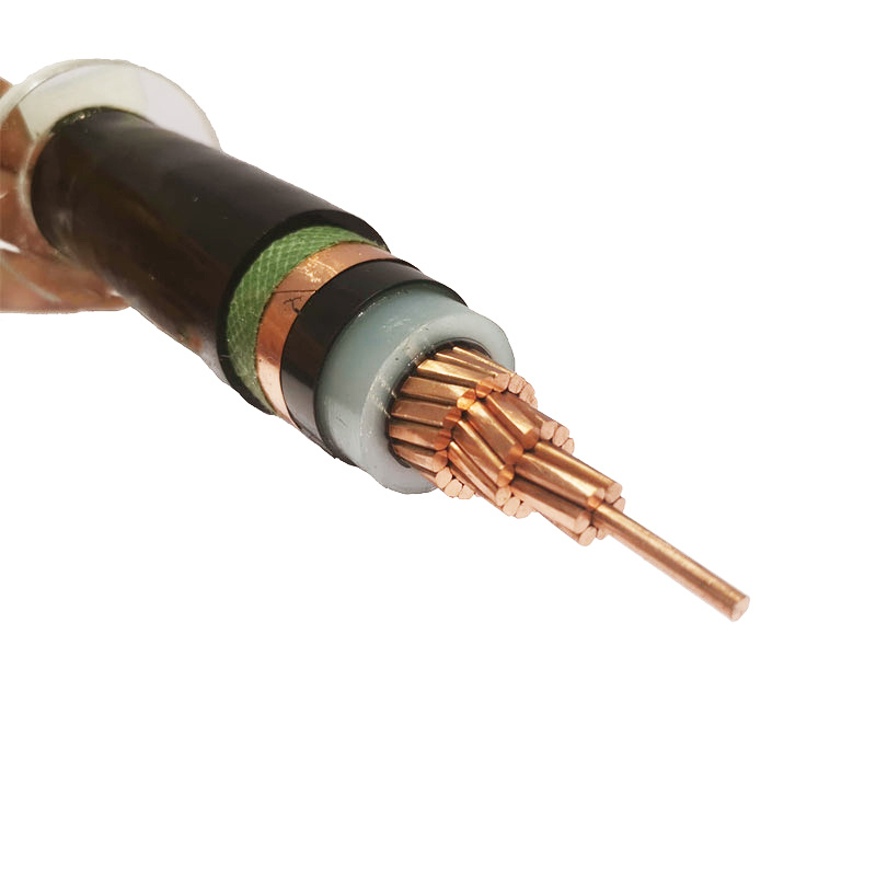 1.8/3 (3.6) Kv 3.6/6 (7.2) Kv 6/10 (12) Kv Single 1 Core CV CE XLPE PVC Copper Wires with Copper Contact Tape Screen Power Cable