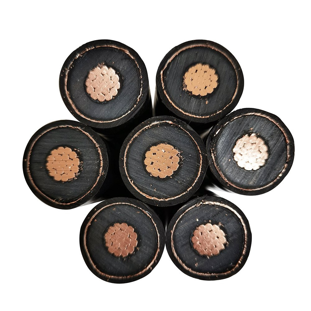 1 Copper Conductor 35kv Power Flexible 16mm2 PVC 25mm Single Core Cable