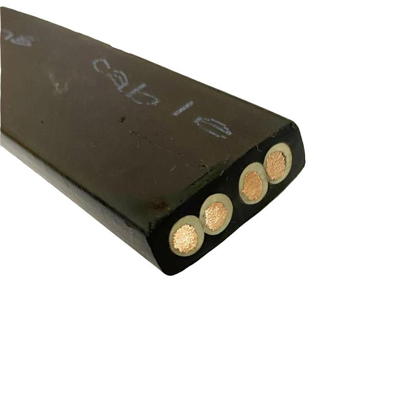 14AWG~1AWG PVC/Rubber Insulation 3/4 Core 1.5mm2~95mm2 Flat Submersible Irrigation Pump Wire/Cable