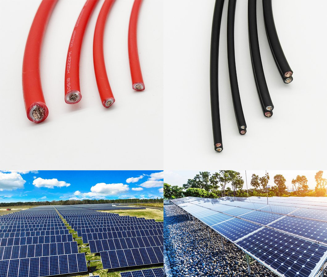 1500V TUV Tinned Aluminum 8AWG DC IEC PV1-F Power XLPE Solar Cable