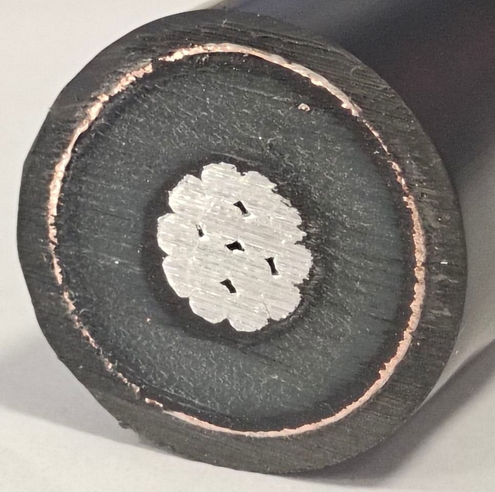1X2/0 AWG 8.7/15kv Yjlv Al/XLPE/Cts/PVC Aluminium Conductor Underground Power Cable
