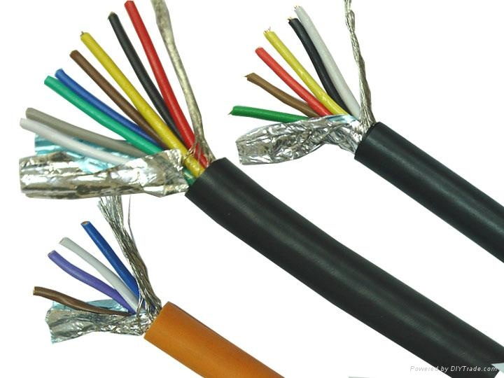 2-30 Cores 0.5 0.75 1.5 2.5 and 4 mm2 Pure Copper Mesh Shielded Wire Signal Control Cable