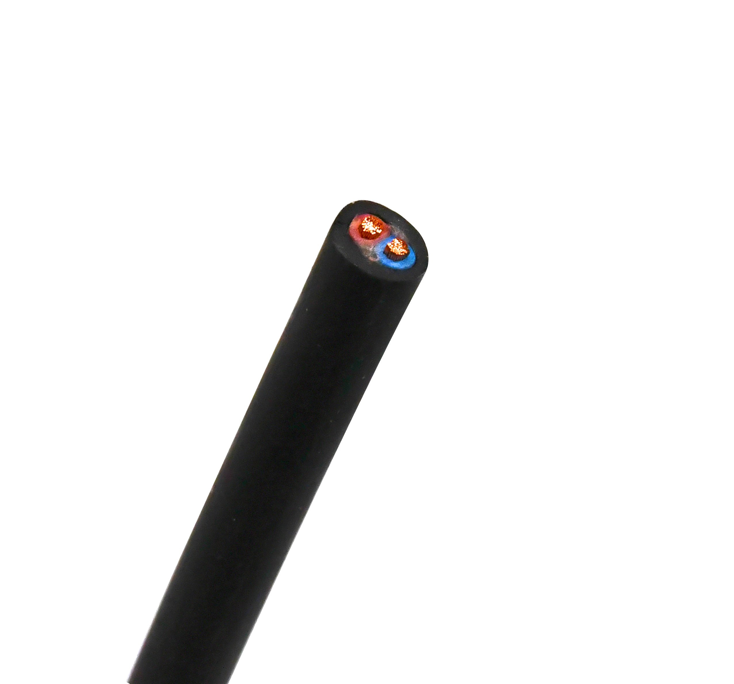 2 Núcleo 1.5 2.5 4 6 10 16 25 mm² H05rn H07rn-F Resistencia al fuego Cable flexible de cobre redondo con aislamiento de goma