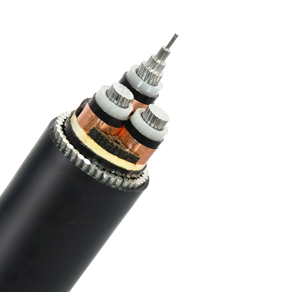 3 Core 185mm2 Aluminium Conductor 8.7/15kv 3X185mm Medium Voltage Mv Swa Armour Cable