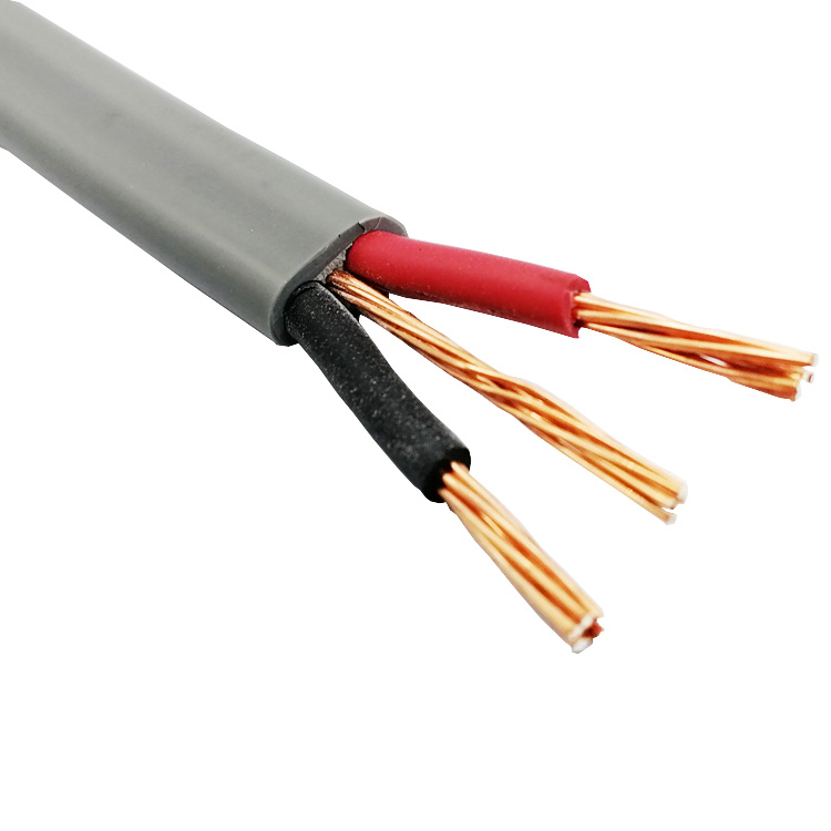 300/500V Flat 3 Core 1.5mm 2.5mm 4mm 6mm Twin and Earth Copper PVC Electrical Cable Wires