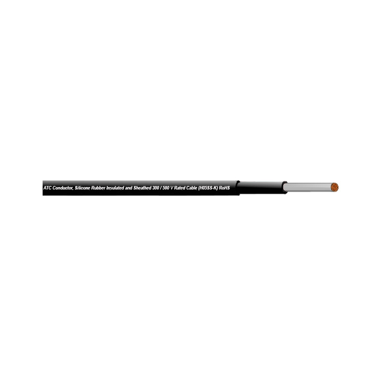 300/500V Heat 180 H05ss-F Ewkf Europe-Wide Standardised Silicone Rubber Connection Cables for Steel Iron Works Plant