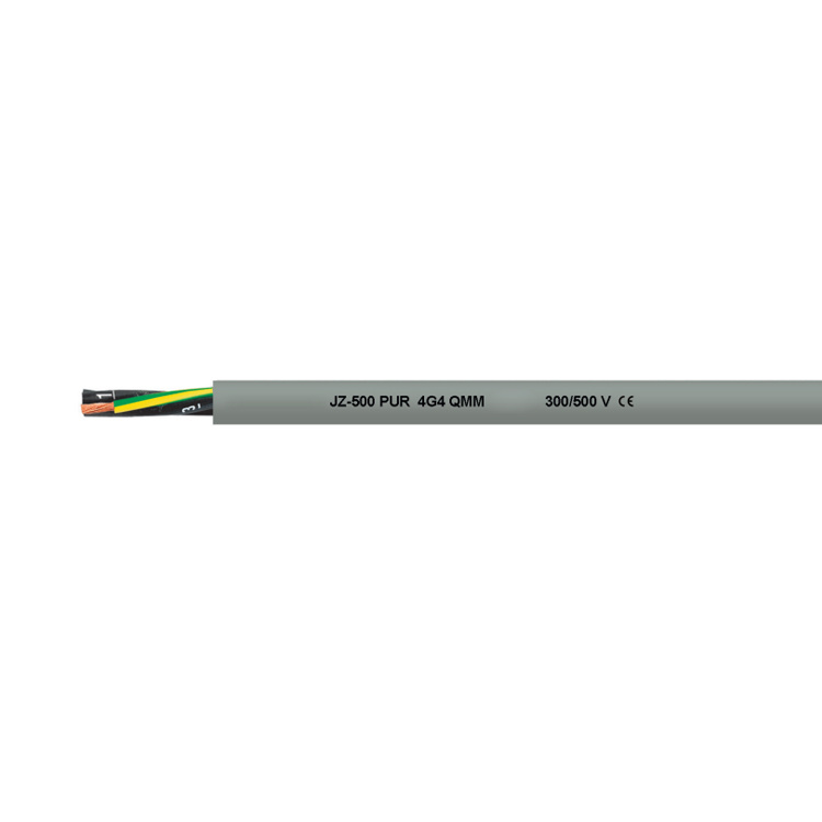 300/500V Jz-500-PUR Oz-500-PUR 4G4 Oil Resistant Control and Connection Cable