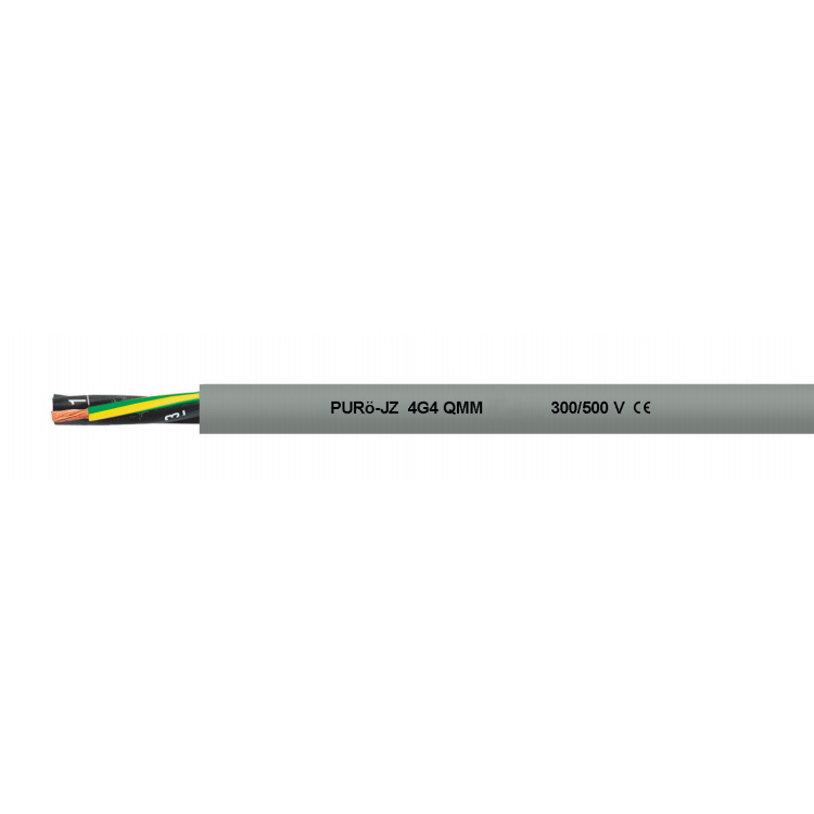 300/500V Puro-Jz/Puro-Oz Enhanced Oil Resistance PUR Rubber Sheath Control Cable