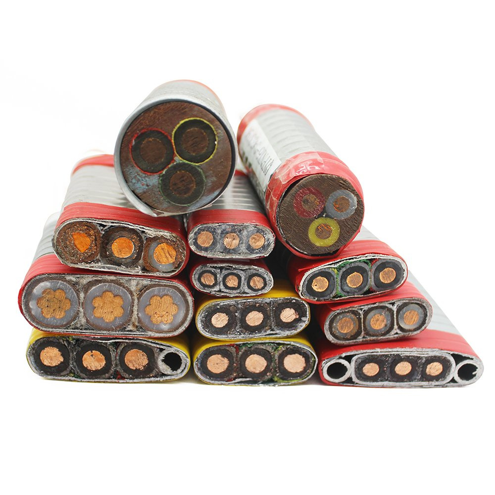 3kv 4kv 5kv 2AWG 4AWG 5AWG 6AWG 7AWG Qyyeey Round Flat Esp Cable