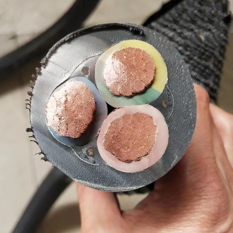 450/750V Round Wire 3 Core Flat Submersible Pump Epr Rubber Cable