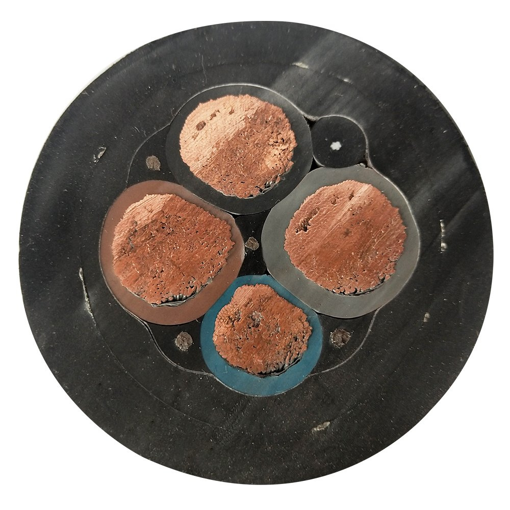 450/750V Round Wire Borehole 4 Core Submersible Water Pump Epr Rubber Cable