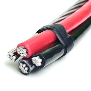 6 4 1/0 2/0 3/0 4/0 AWG 336.4 Mcm Cable de caída de servicio Triplex Purpura