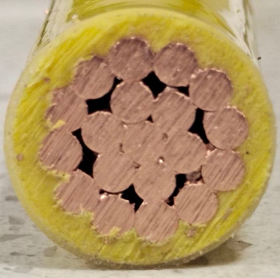600V 1X100mm2 1X100 Sqmmcopper Conductor PVC Insulation Nylon Sheath Thhn Cable Wire