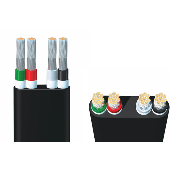 600V 2pnct 3pnct Ep Rubber Insulated Chloroprene Sheathed Festoon System Flexible Cable