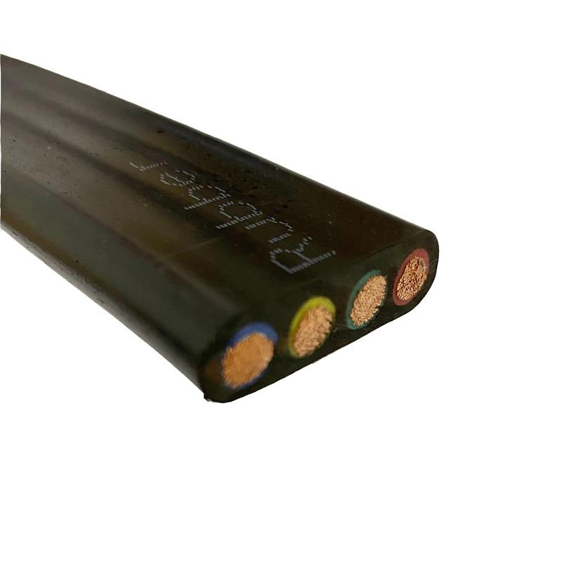 6mm 3 Phase Copper Core Cable PVC Wire and Cable Super Flexible Wire Submersible Pump Cables
