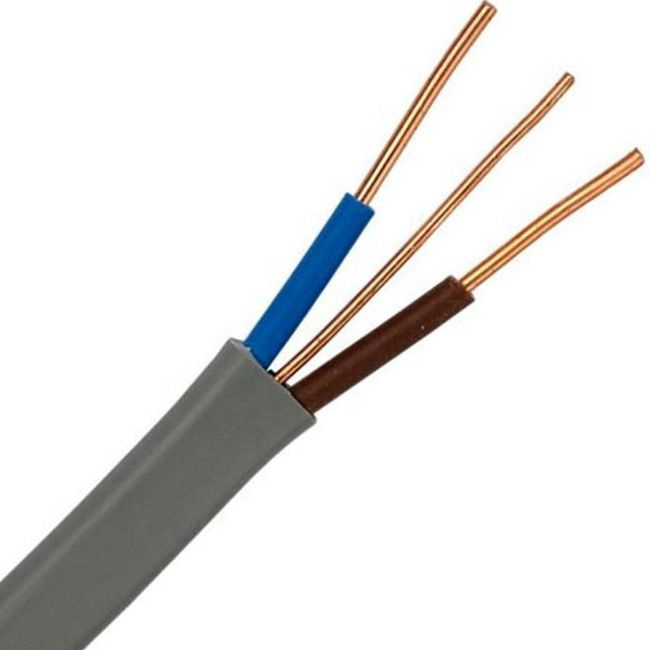 6mm2 2.5 mm 1.5mm 2.5mm 6mm 10mm PVC Twin and Earth Flat Grey Electric Cable 100m/Roll