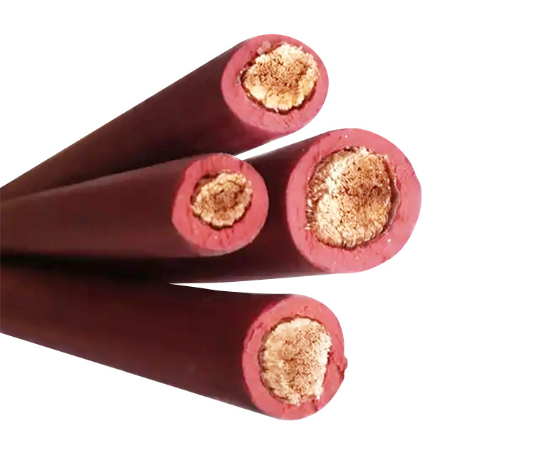 70mm Flexible 4 AWG Silicone Rubber Insulated Copper Inverter Welding Cable