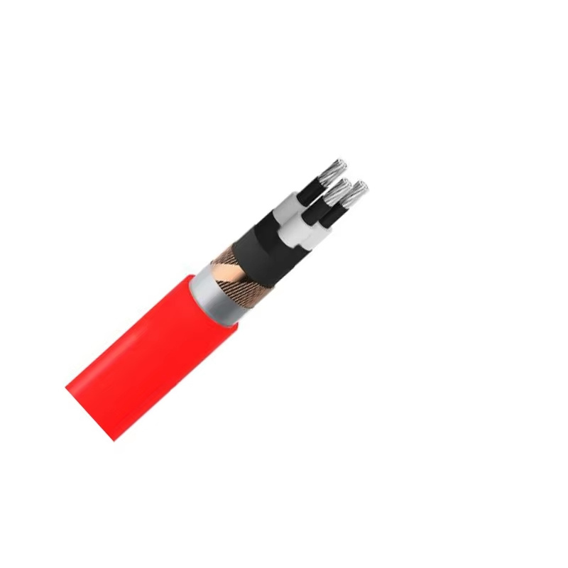 8.7/15 18/30 Kv Ymekrvasdlwd Aluminio Cobre MDPE 3-Core Cable de un solo núcleo con bloqueo de agua