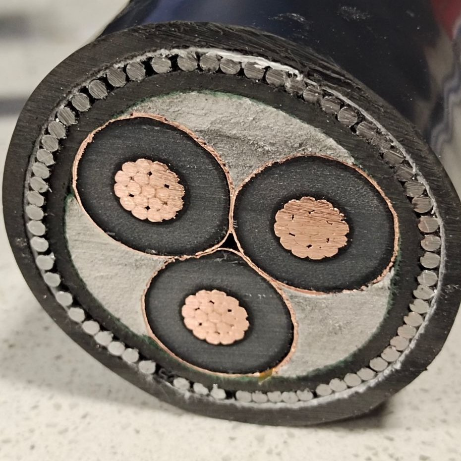 8.7/15kv Yjv32 3*70mm2 3 Core 3X70mm2 Medium Voltage Underground Armoured Power Cable