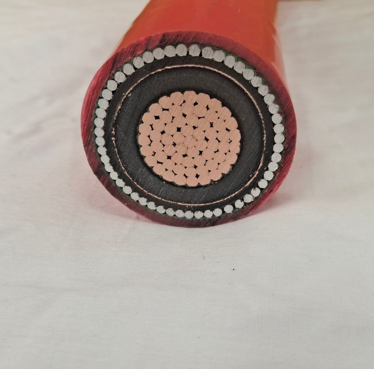 8.7/15kv Yjv72 1*500mm2 1X500mm2 Cable de potencia armado con conductor de cobre, aislamiento de XLPE, cinta de PVC, armadura de aluminio, PVC