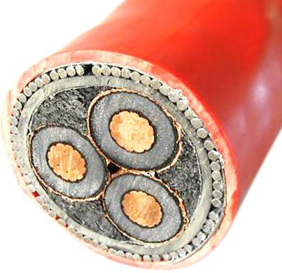 AS/NZS Fire Resistant 11kv 3 Core Copper XLPE Insulated Swa Armoured Nylon Braid MDPE Sheath Power Cable Wire