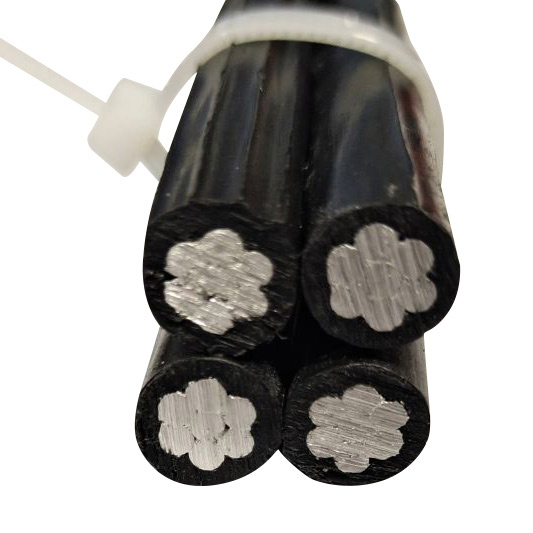 Aerial Bunch 6 Core PVC XLPE PE Insulated AWG ABC Overhead Cable