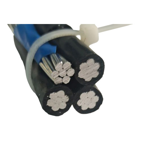 Cable de caída de servicio triplex Trophon de ASTM Icea con conductores agrupados en aéreo ABC