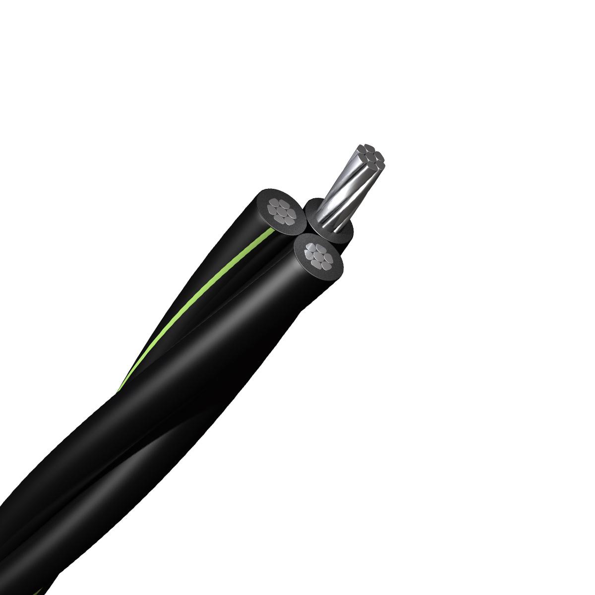 Aluminium Conductor 4X 70 + 2X 25 RM 8mm ABC Overhead Cable