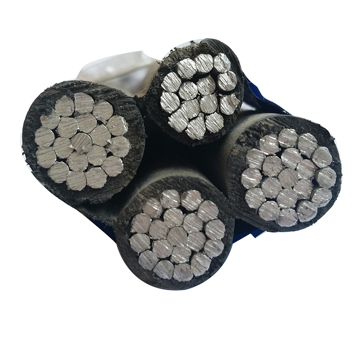 Aluminium Conductor NFC Standard 1000V 3X70mm2 16mm 4c ABC Aerial Bundled Cable