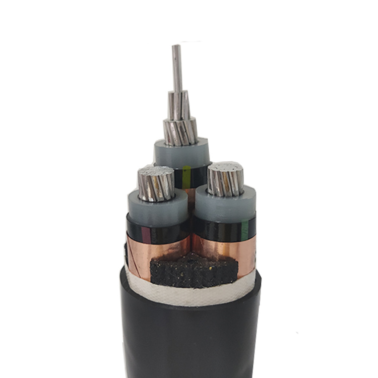 Aluminium Conductor Underground AWG 4/0 8.7/15kv XLPE 15kv Medium Voltage Mv Cable
