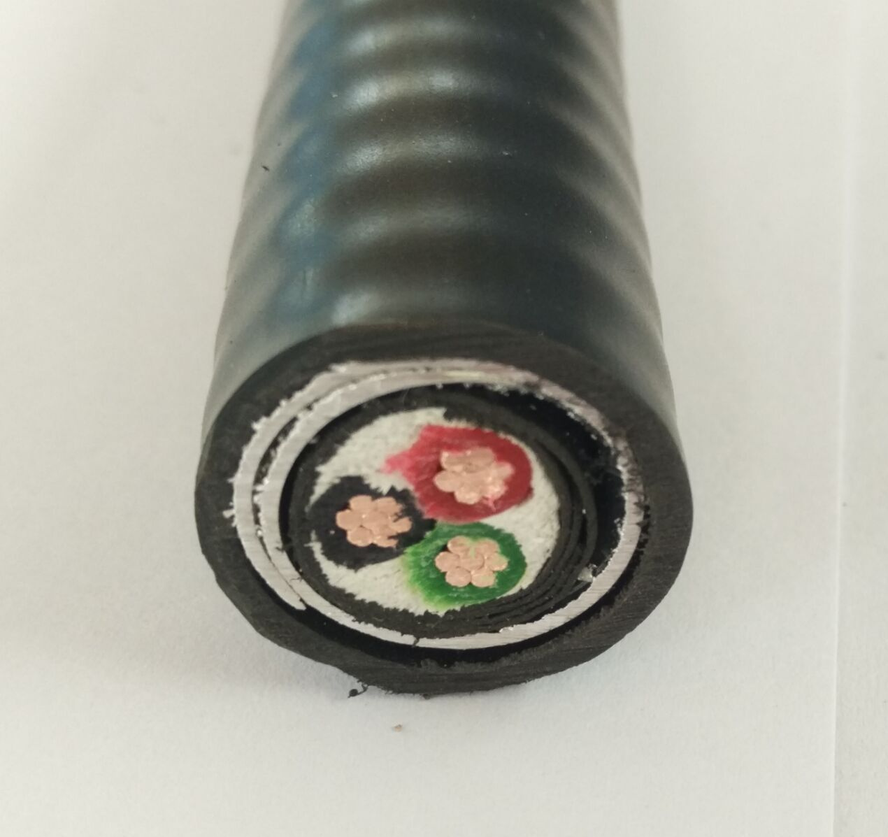 Aluminum Core 1000V XLPE Insulation 3c #10 AWG Type Mc Power Cable