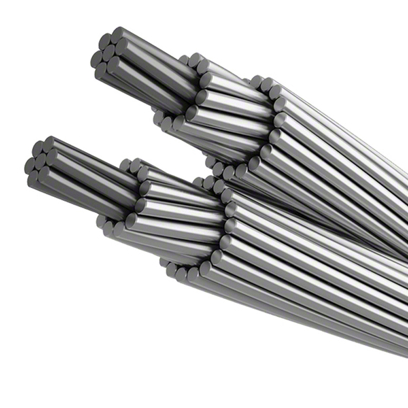 Cable conductor de alta tensión ACSR desnudo reforzado con acero de aluminio