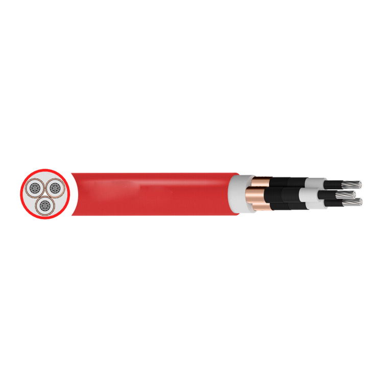 Arg7h1or Cables de potencia de media tensión con aislamiento de goma de aluminio y funda de PVC para transmisión de energía
