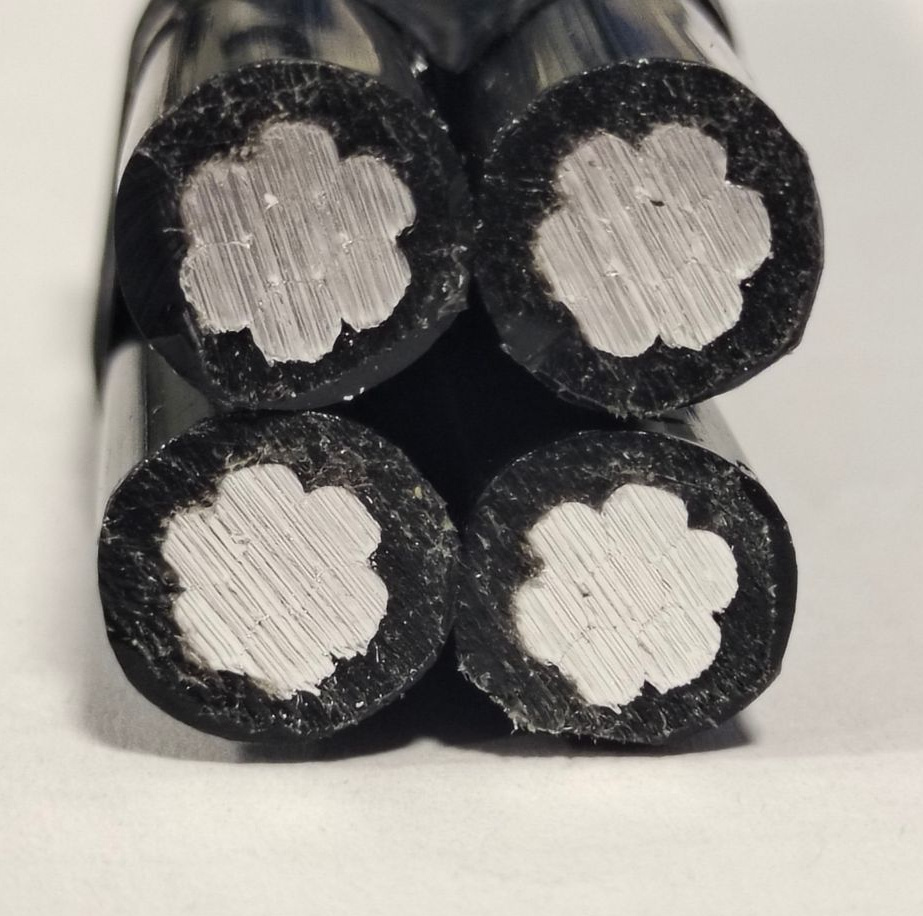 BS 7870-5 Aluminium Conductor Twisted 4X16mm2 4X16 4 Core 16mm2 Aerial Bundled ABC Cable