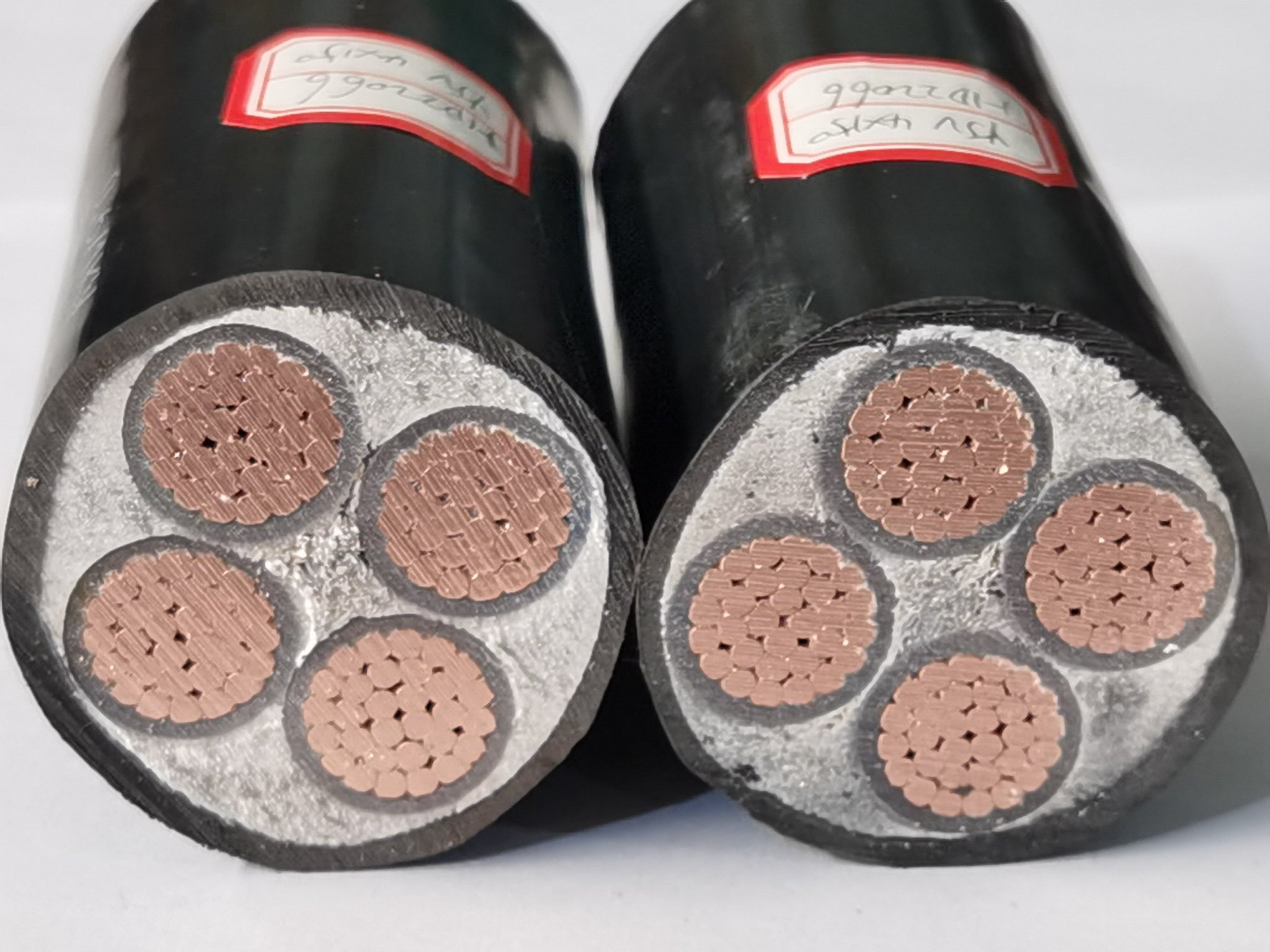 Cable de potencia de baja tensión XLPE de cobre Yjv PVC de carga eléctrica 4 núcleo 240mm