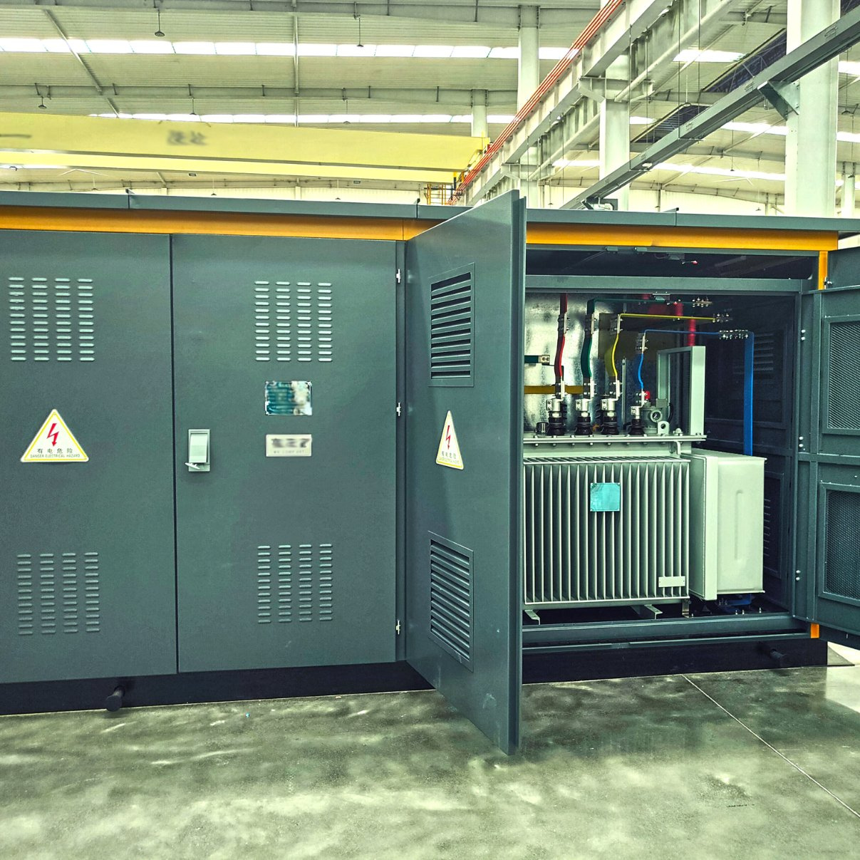 Customized American Steel Structure Compact Prefabricated Box Type Box-Type Electrical Transformer Substation Price